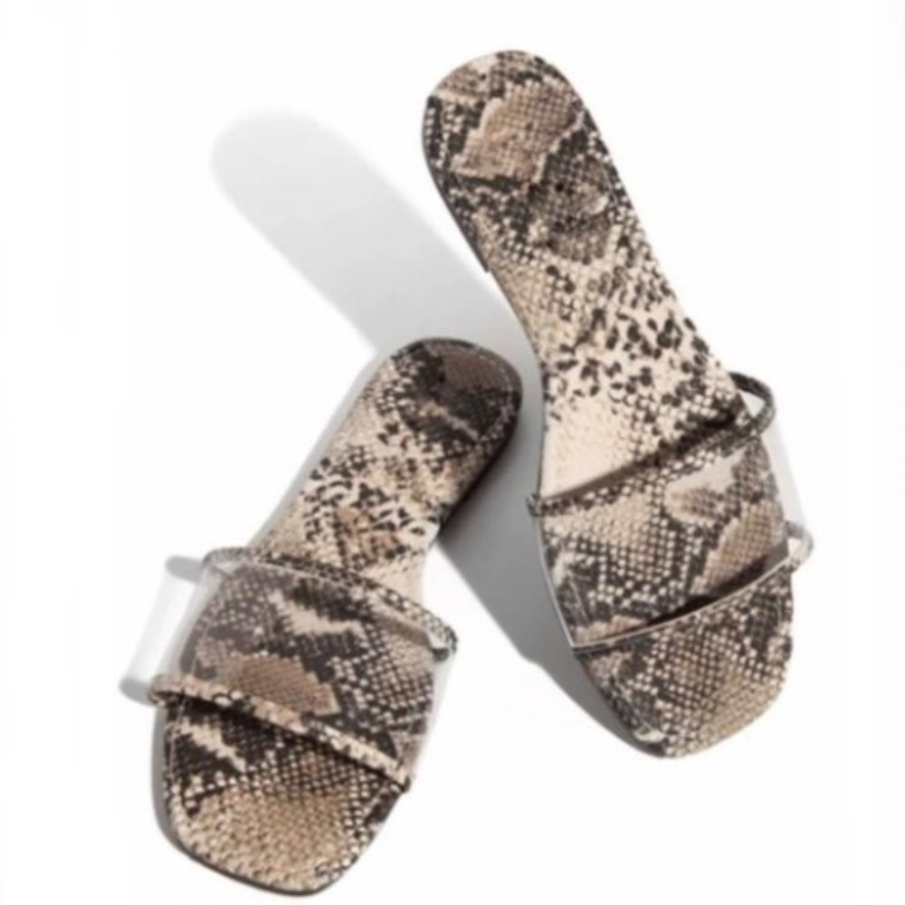 NWT Transparent Strap Snake Slide